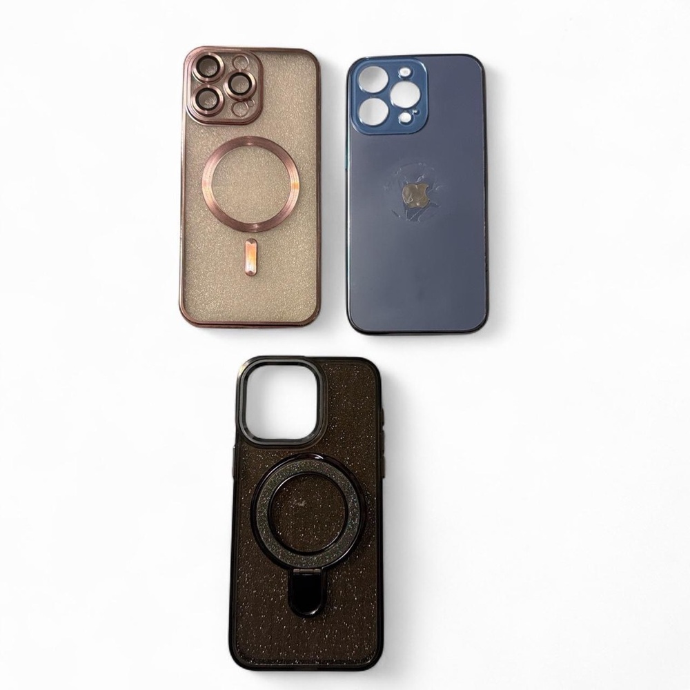 Apple Black and Gold Phone Case Trio